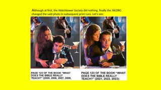 Although at first, the Watchtower Society did nothing, finally the JW.ORG
changed the said photo in subsequent print runs. Let’s see:
 