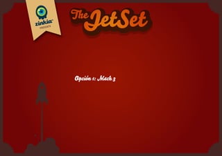 Dequevá?
• La Jet Set va muy rápida. Habla rápido. Se mueve a saltos. Los fondos aparecen y
desaparecen en cuestión de frames. El sonido es lo único que indica que ha ocurrido algo.
Es una serie más rápida que la vista. Si parpadeas pierdes. Pierdes los guiños. Pierdes las
oportunidades de ganar. Pierdes un chiste... Peor, pierdes todo el episodio.
• La Jet Set es como esos niños que nunca se pueden estar quietos, que cuando vas a darles lo
que pedían ya se han olvidado y están en otra cosa.
• La Jet Set es el único programa que dura menos que su promo.
• El tiempo es relativo. The Jet Set es el mayor miniprograma de la historia.
 