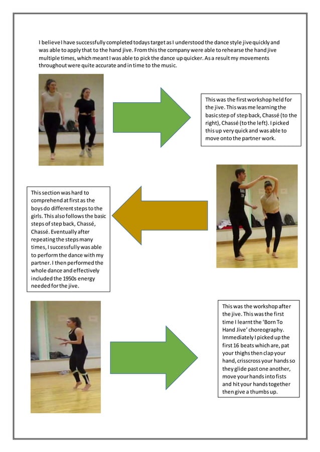 Hand Jive Tutorial The Jive and Hand Jive Rehearsal | PDF