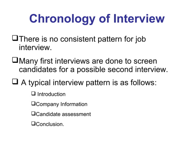 The Job Application Process Interview Ppt The Job Application Process Interview Ppt