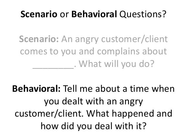 interview scenario