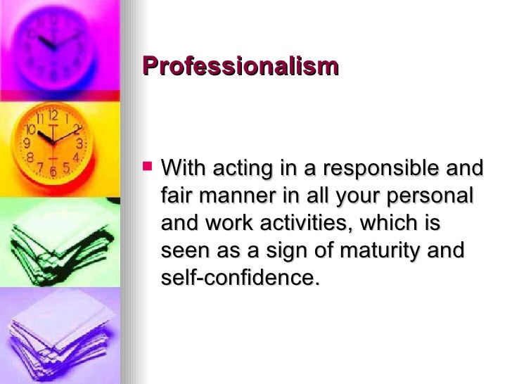 tips for professionalism