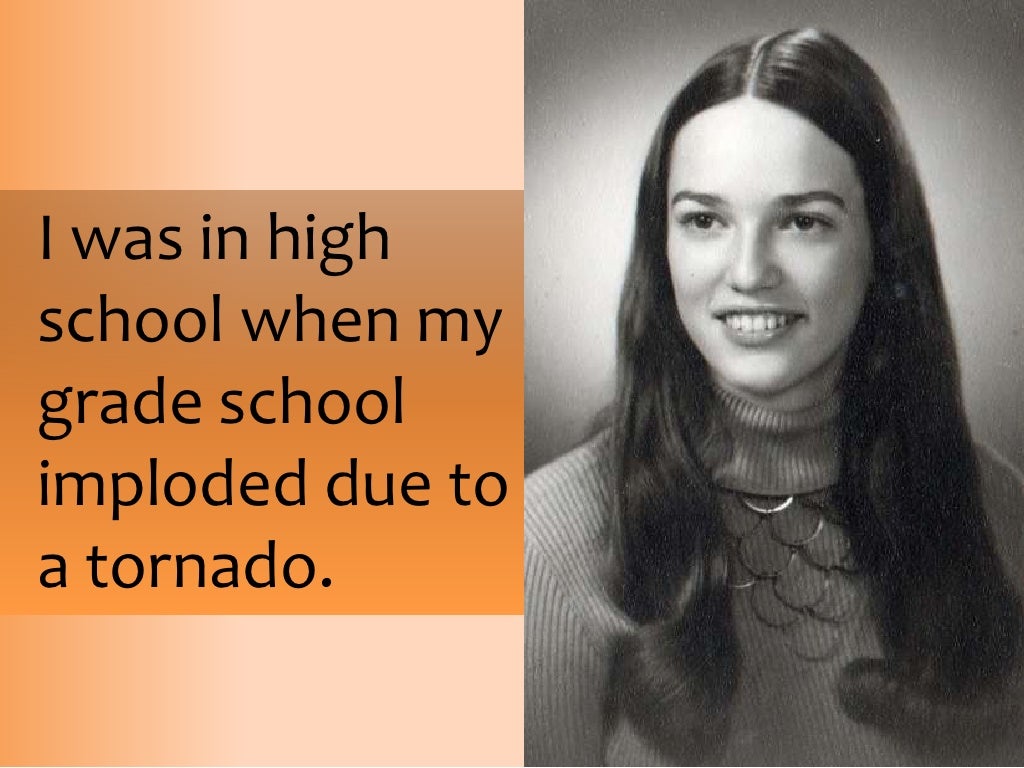 I was in high school