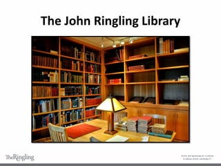 The John Ringling Library | PPTX | Art and Photography | Books and ...