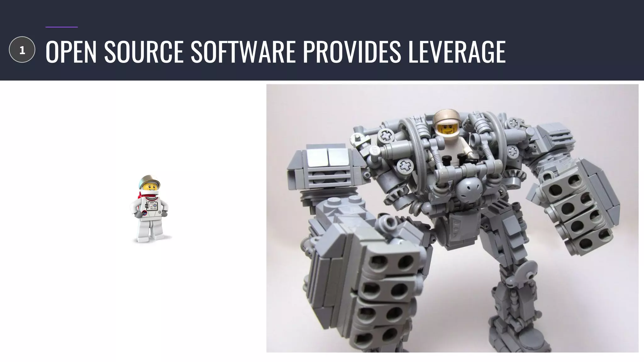 © 2017 Mesosphere, Inc. All Rights Reserved.
OPEN SOURCE SOFTWARE PROVIDES LEVERAGE1
 