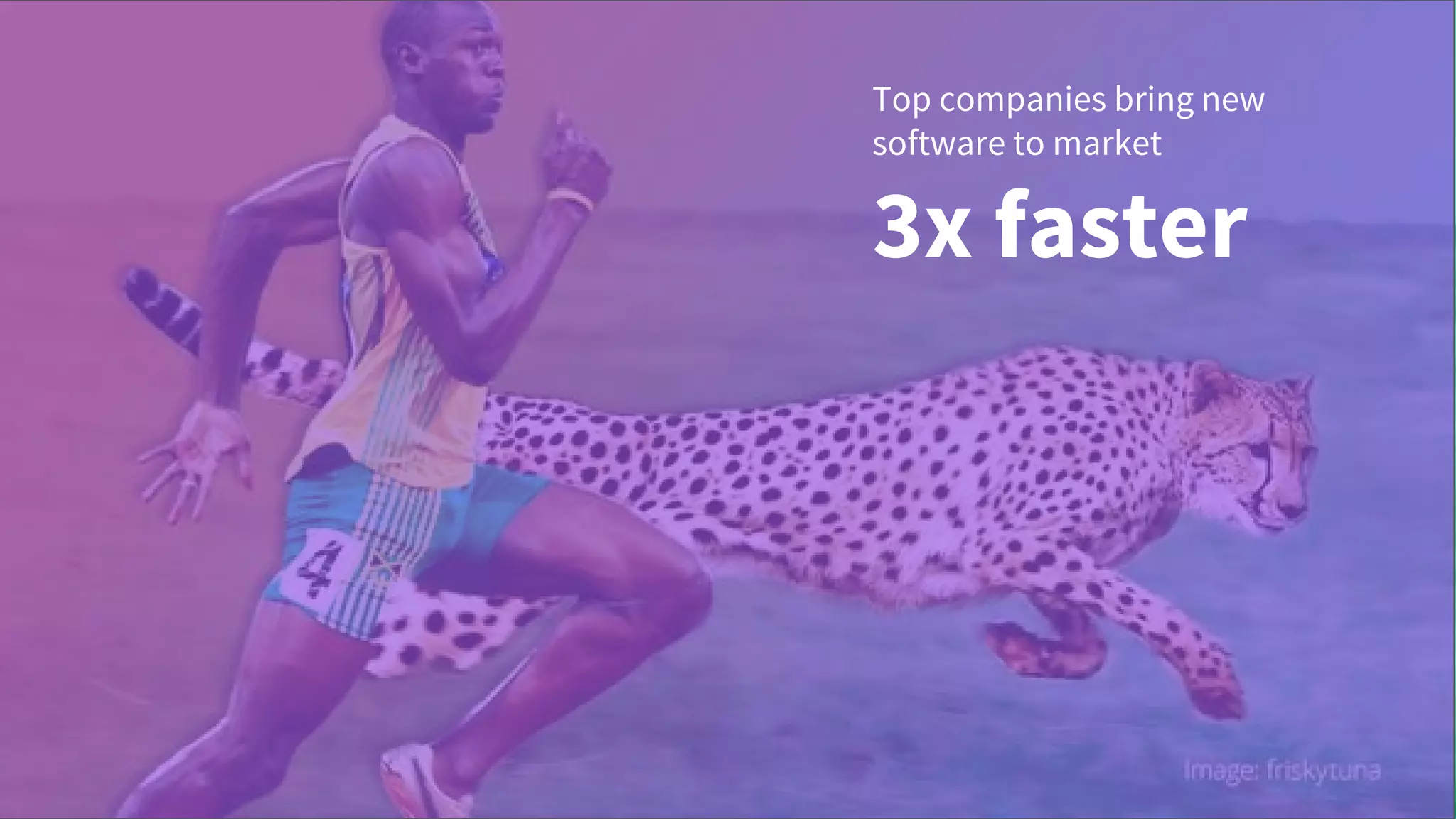 © 2017 Mesosphere, Inc. All Rights Reserved.
McKinsey Quarterly 2015: “The perils of ignoring software development”
Based on assessment of software development projects at 1,300 companies
Top companies bring new
software to market
3x faster
 