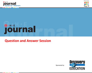 Question and Answer Session 