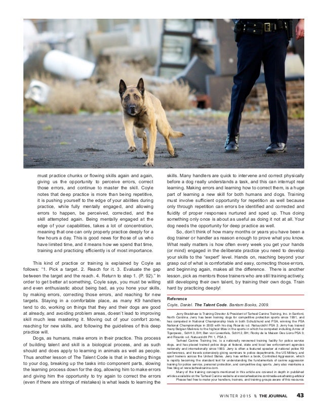 The Talented K9 Trainer