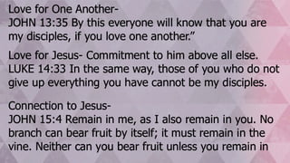 The journey becoming a disciple