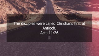 The journey becoming a disciple