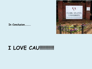 In Conclusion……….




I LOVE CAU!!!!!!!!!!!!
 