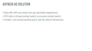 The journey of asyncio adoption in instagram | PDF