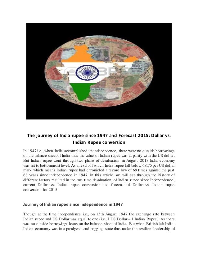 Where can you find the current U.S. Dollar exchange rate for the rupee?