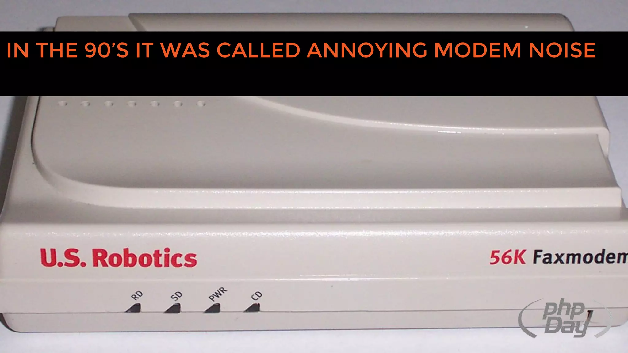 IN THE 90’S IT WAS CALLED ANNOYING MODEM NOISE
 