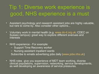 The Journey to Clinical Psychology Training | PPT