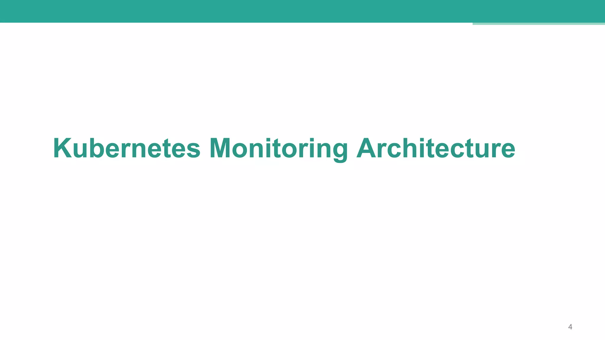 Kubernetes Monitoring Architecture
4
 