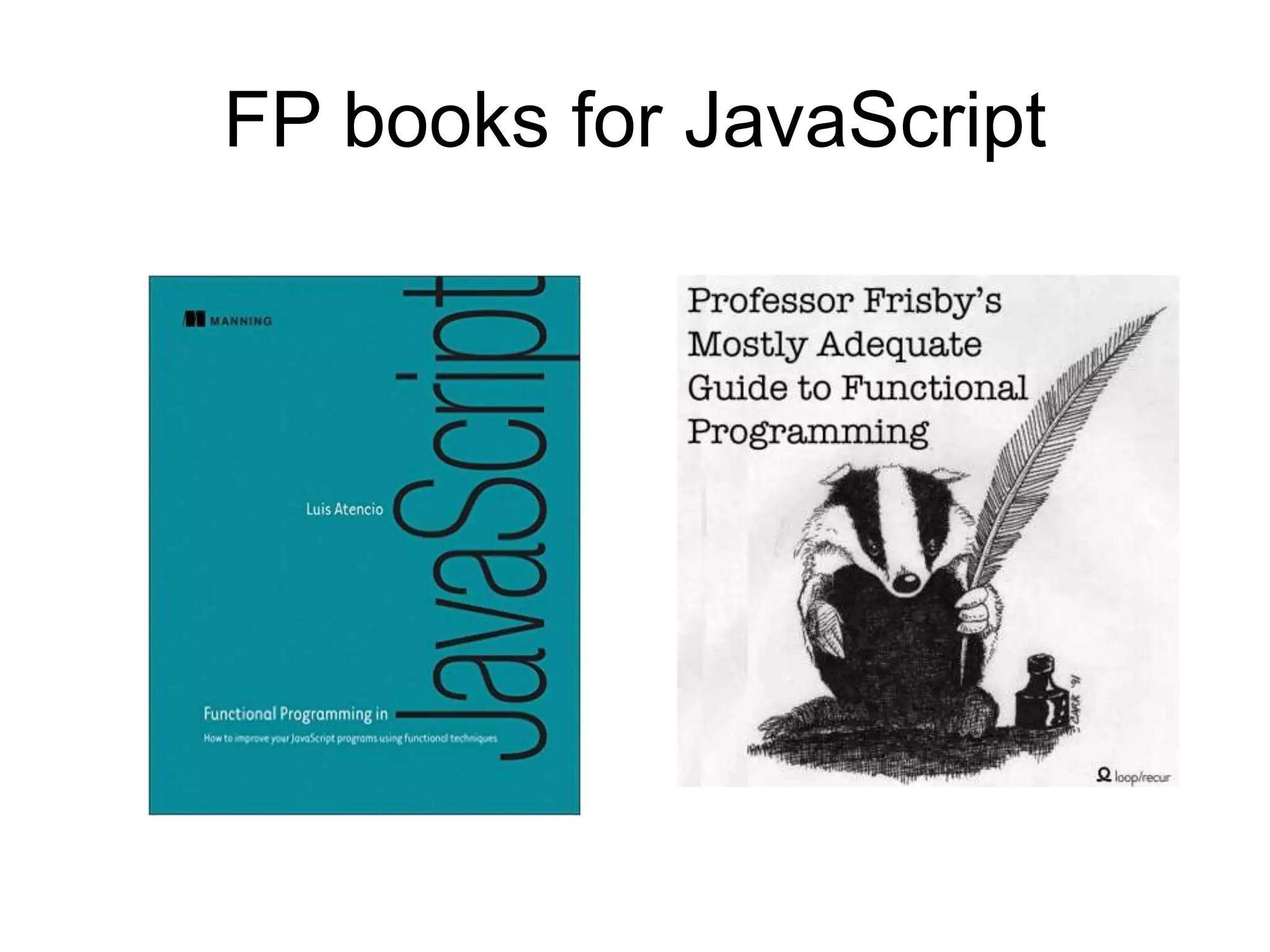 FP books for JavaScript
 
