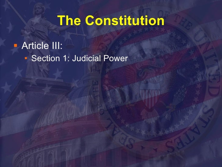 judicial branch in the constitution