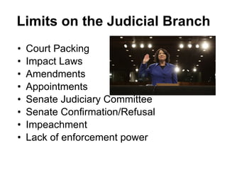 Judicial branch limits Clearance