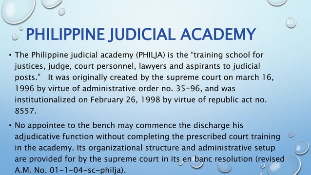 THE JUDICIAL BRANCH OF THE PHILIPPINE GOVERNMENT | PPTX