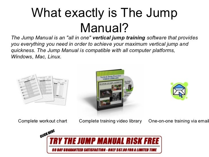 The Jump Manual Vertical Jump Training Actual User Feedback