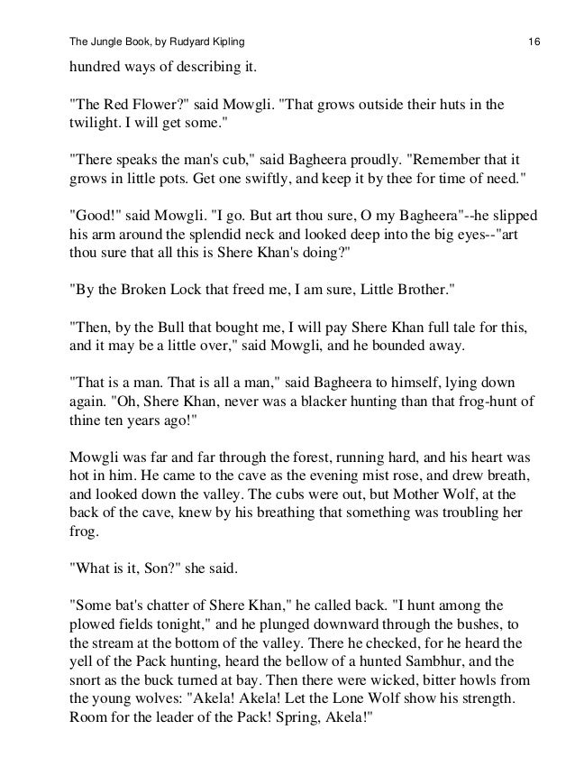 10 lines on jungle book picture