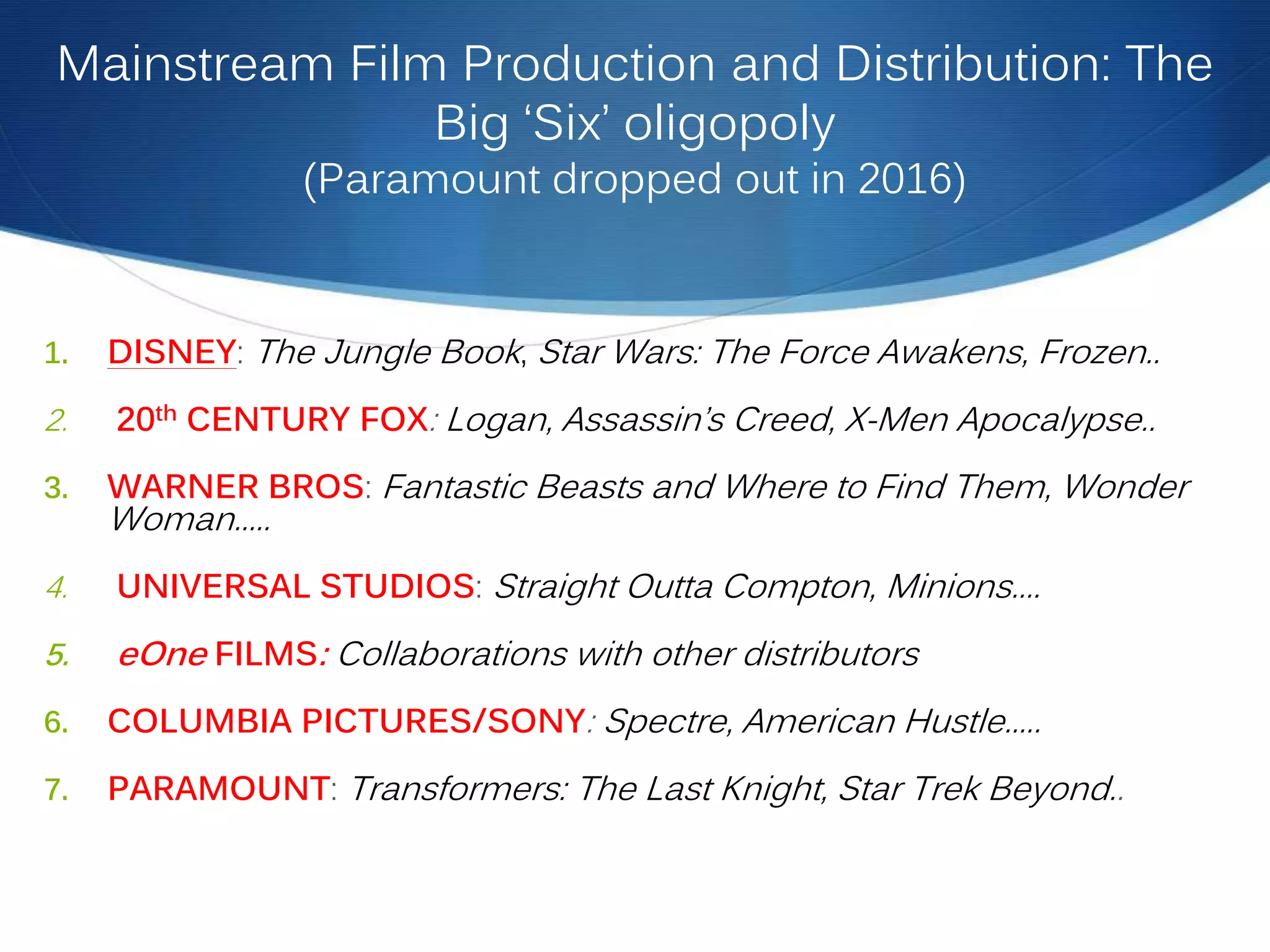 big six movie studios – Image 12
