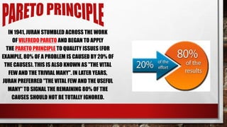 Formula Juran Problem Example juran philoshophy(Management Guru) | PPTX