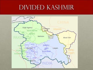 Divided kashmir 