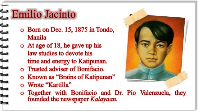 Utak Ng Katipunan Emilio Jacinto