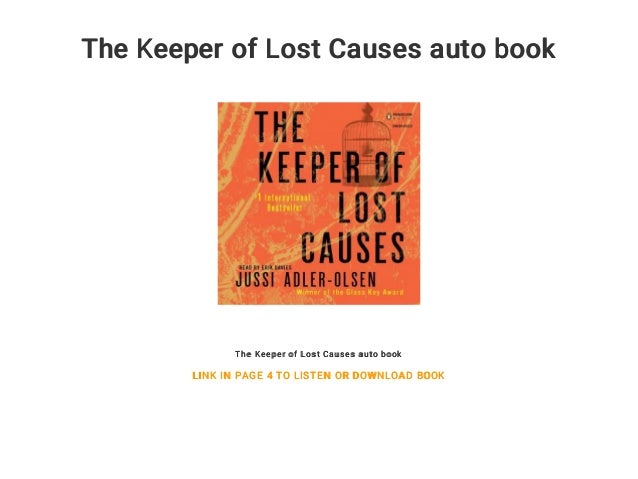 The keeper of lost causes novel - bapwindows