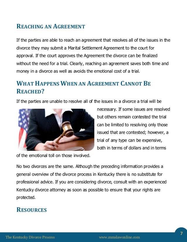 The Kentucky Divorce Process The Kentucky Divorce Process