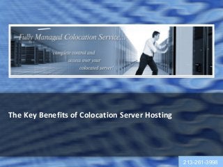 The Key Benefits of Colocation Server Hosting

213-261-3998

 