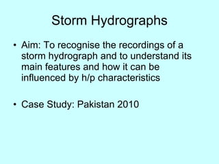Storm Hydrographs ,[object Object],[object Object]