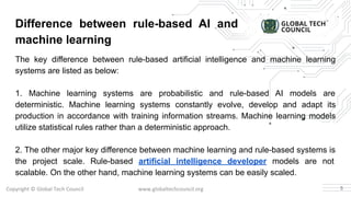 The Key Differences Between Rule-Based AI And Machine Learning | PPT