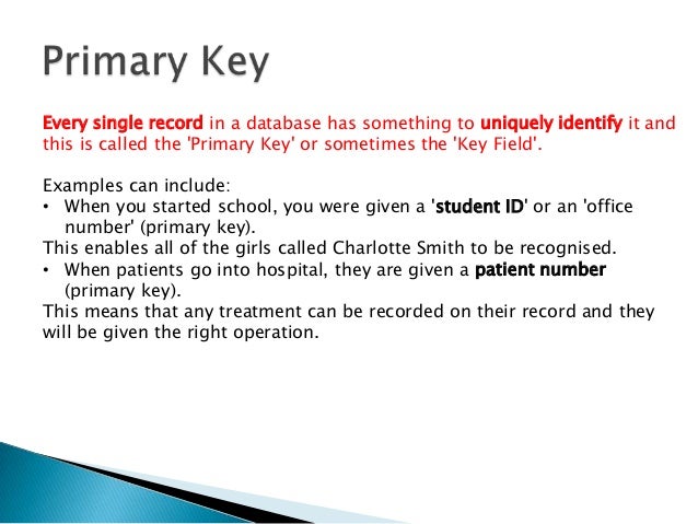 Report definition database image