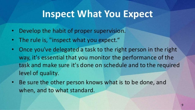 inspect succsessful