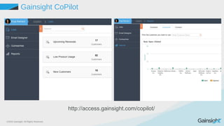 ©2015 Gainsight. All Rights Reserved.
Gainsight CoPilot
http://access.gainsight.com/copilot/
 