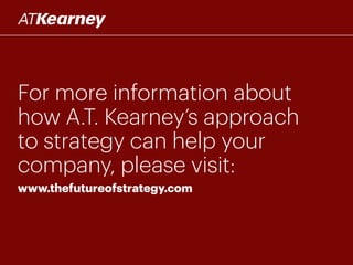 The Key to Fixing the Problems with Strategy | A.T. Kearney