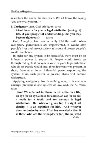 The key to Happiness | Abdul Rahman al-Sheha | PDF