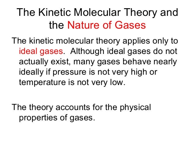 kinetic molecular theory