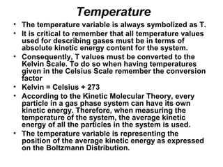 The kinetic theory of gases 1 | PPT