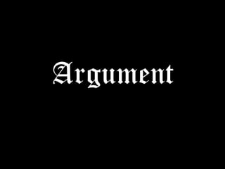 Argument 