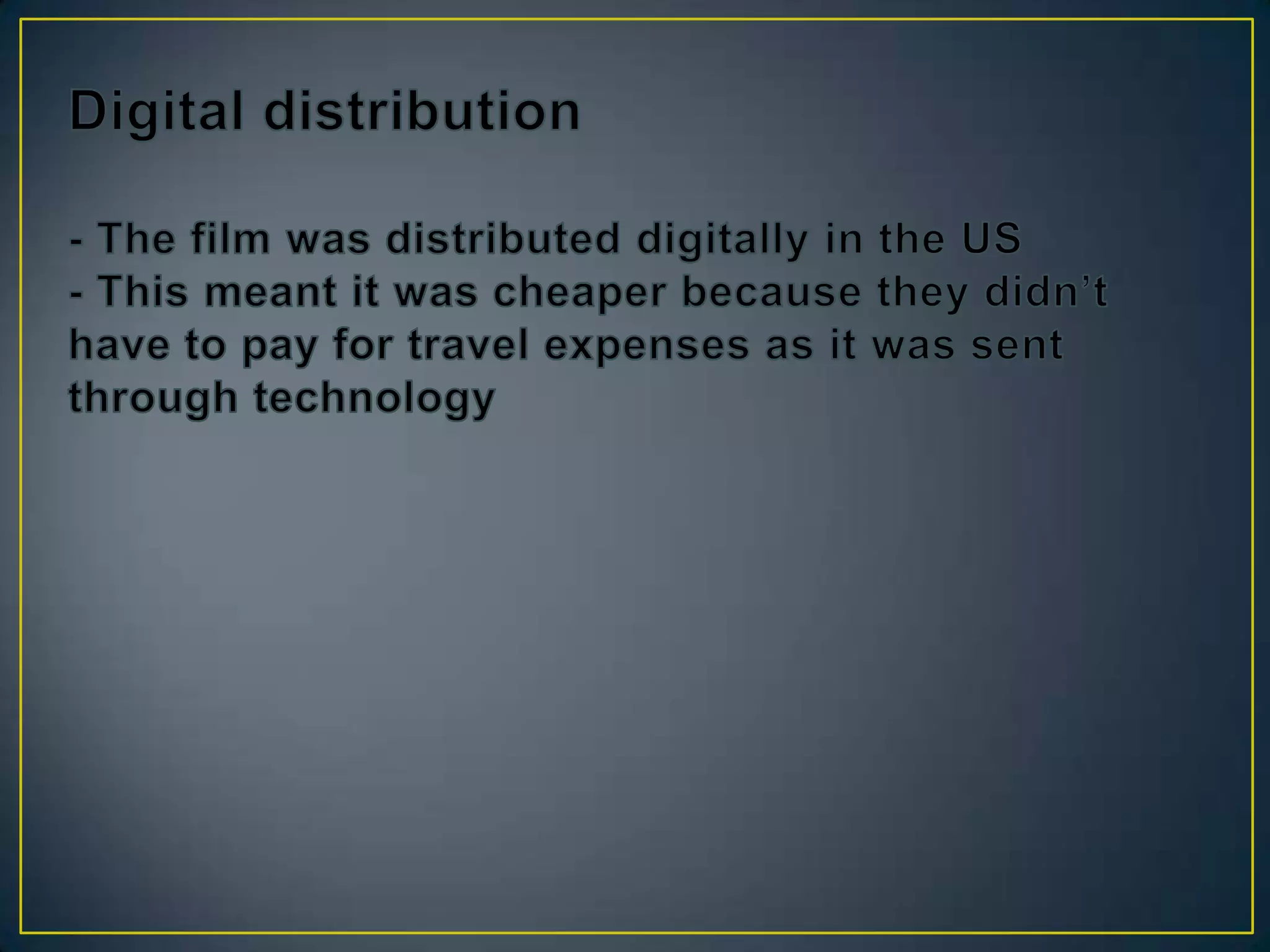 - An independent American film studio company- The company was founded by two brothers, Bob and Harvey weinstein in 2005, who were the owners of Miramax films which was then owned by Disney.- Private Company