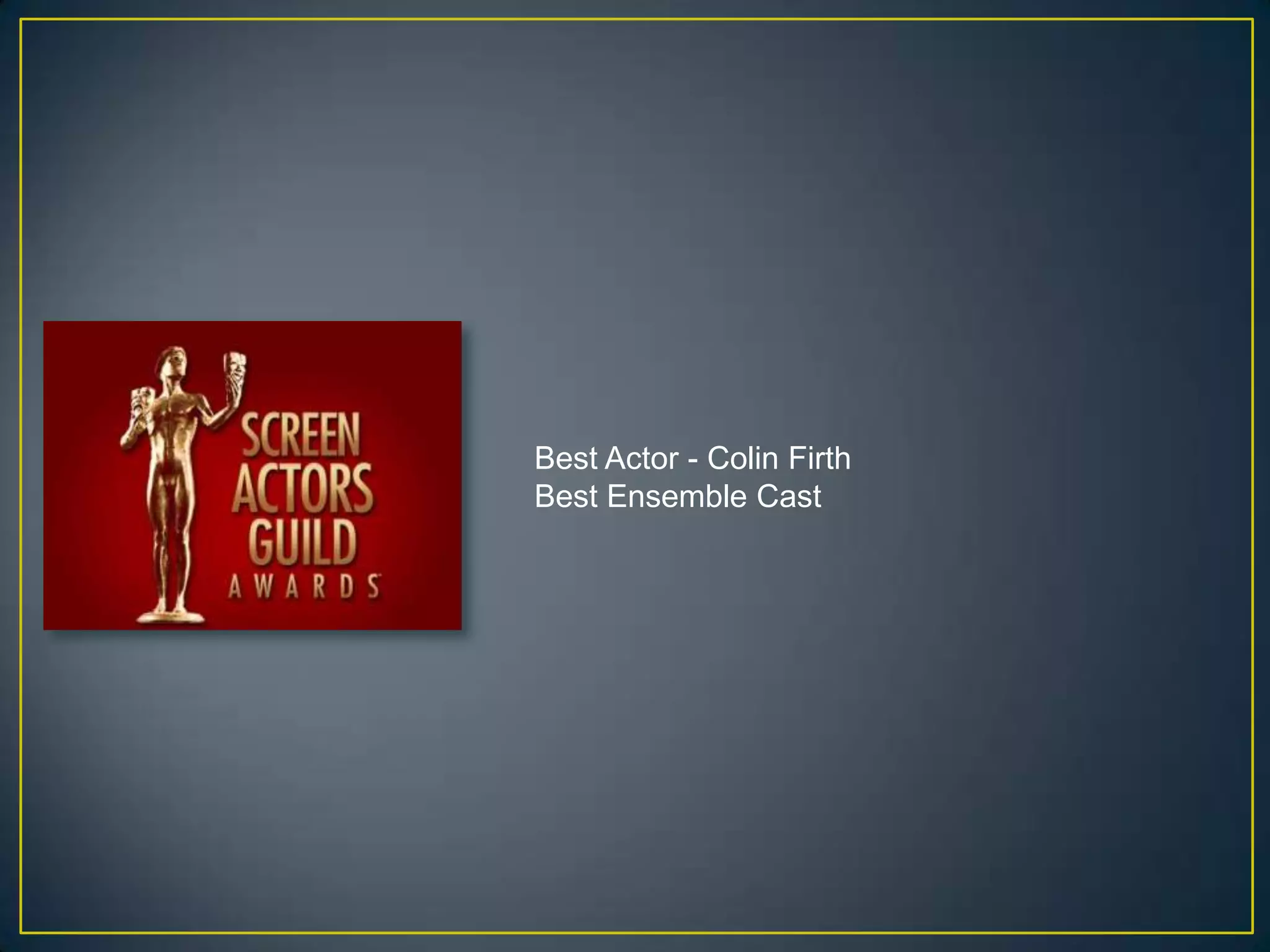 The King’s SpeechAudience appeal/ Target audience