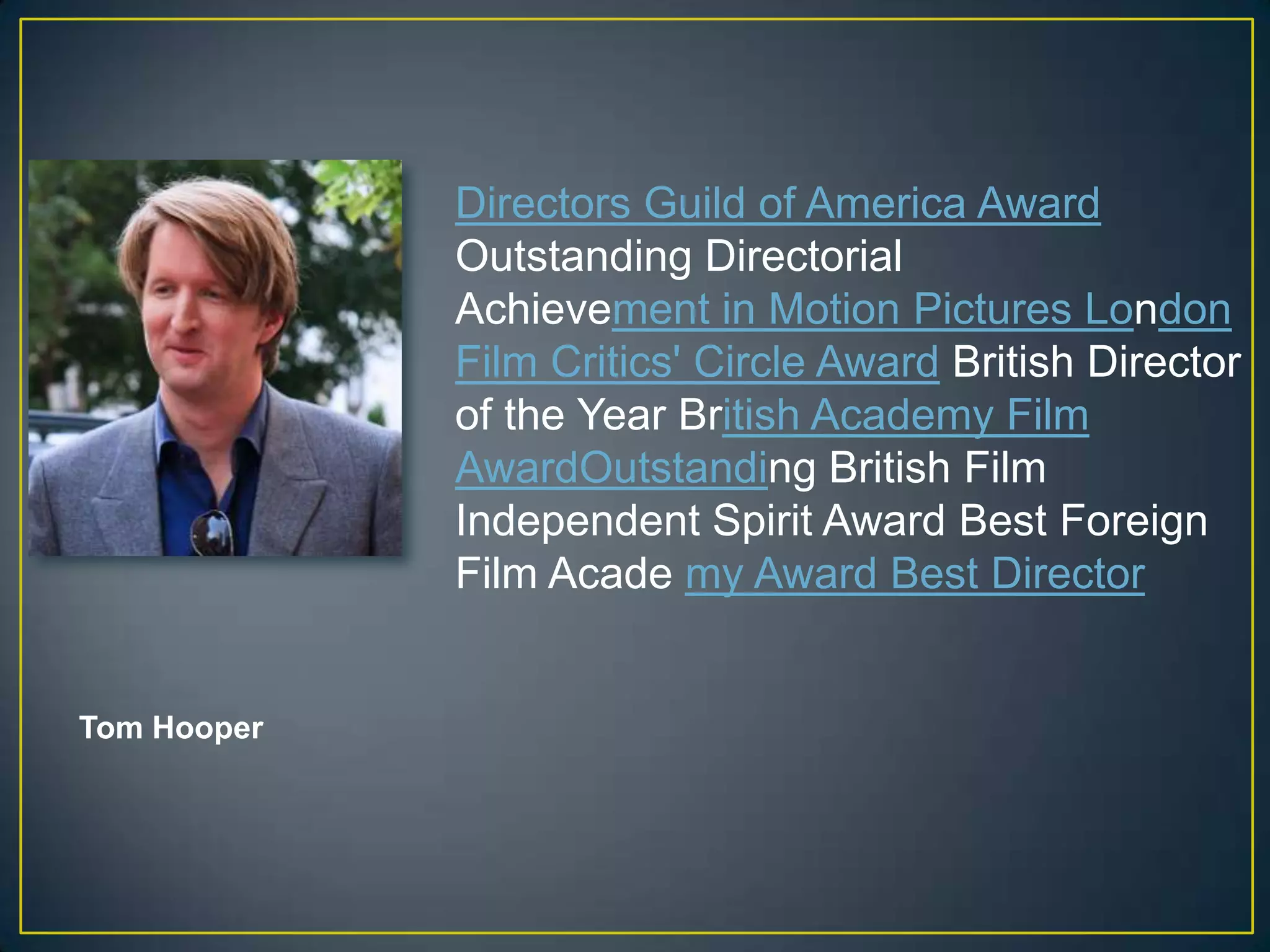 Aimed at the same audience as ‘The Blind Side’ which also won an Oscar. UK audience?- was shown in more cinemas compared to USAAbout the British Royal FamilyFacts Well known actors-Colin Firth, Helen Bonham Carter‘Feel good film’ How did it appeal to the target audience?