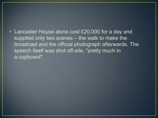 Momentum Pictures thought that the film would make around the same as The Queen (£97m)