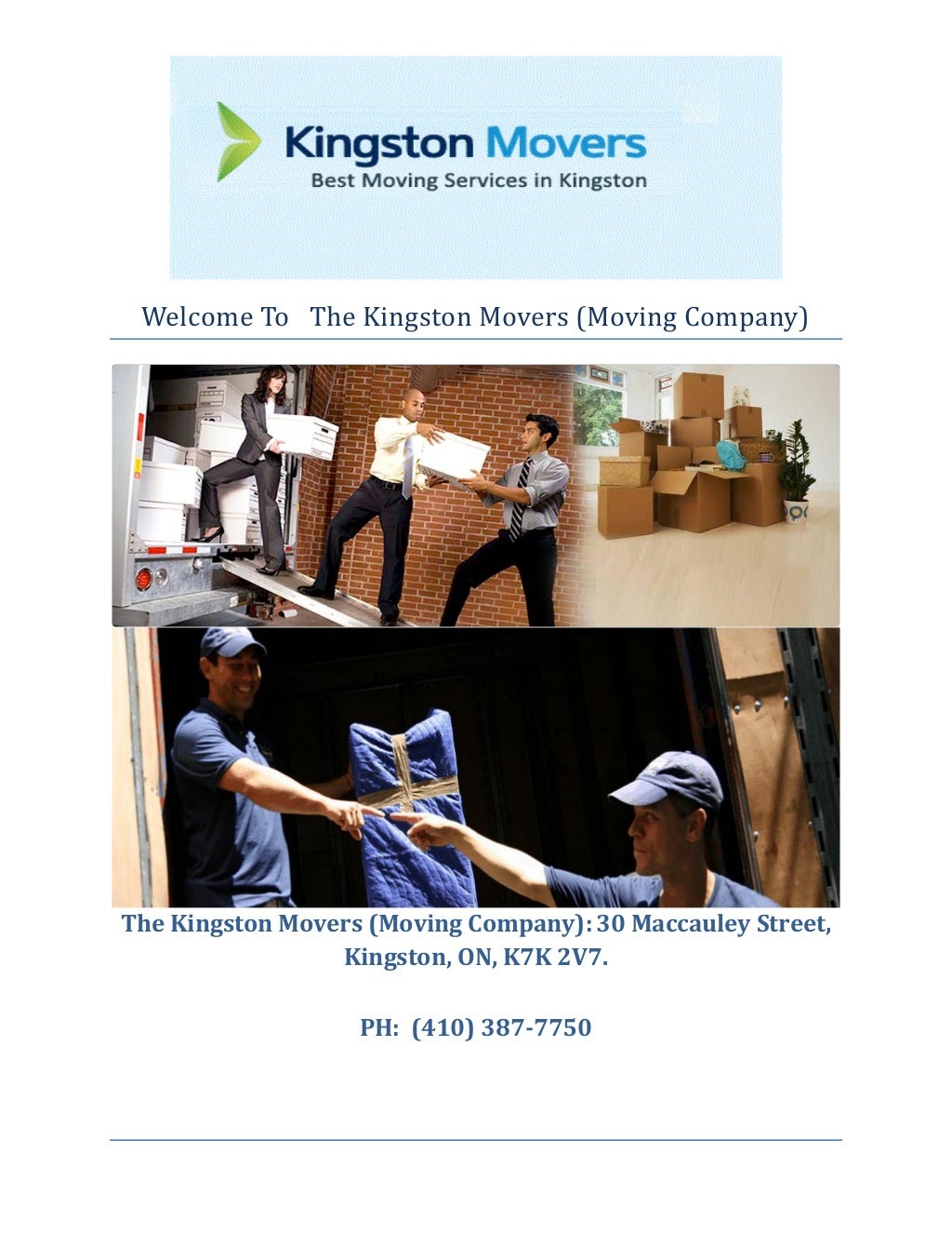 The Kingston Movers (Moving Company)