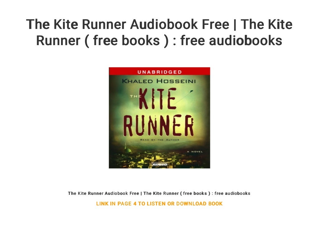 The Kite Runner Audiobook Free The Kite Runner ( free books ) fr…