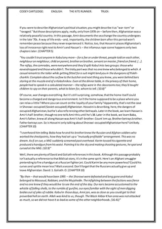 The Kite Runner Themes With Quotes